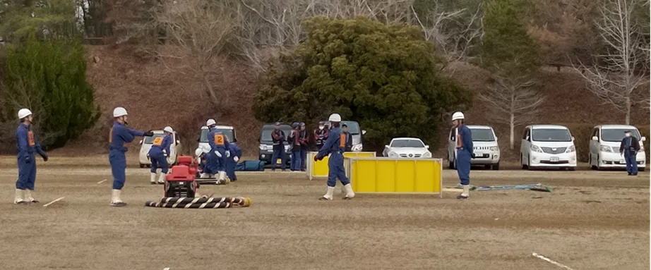 消防団の操法大会