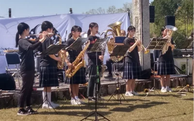 吉井地区での「城山まつり」に参加しました